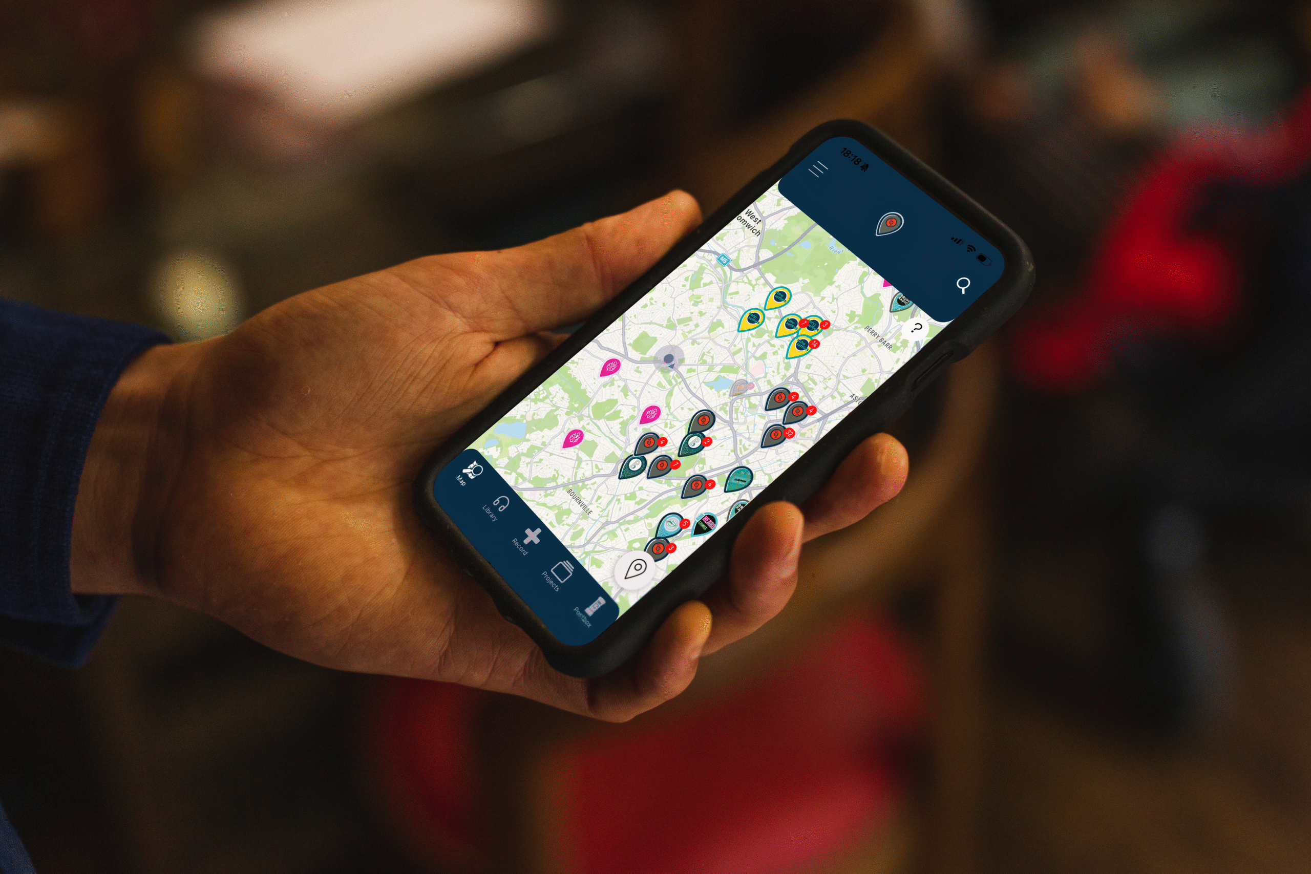 Using the OVERHEAR app on location